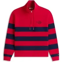 Tommy Hilfiger Mw0mw43190 Collegepaita Puolivetoketjulla