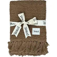 Tinted Janzen bouclé viltti Solid luonnonruskea, 130x170 cm