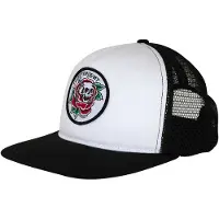 Independent Dressen Skull Rose Snapback Structured Lippis