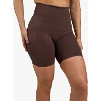 MM Sports Seamless Biker Tights, Mocha XL