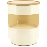 By-Boo Tondo sivupöytä 37 cm beige