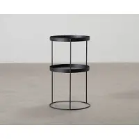 Mjuk FeelDesign Zet sivupöytä ø 40 cm musta