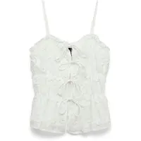 Vero Moda Vmelisa Embroidery Singlet Wvn - White - M