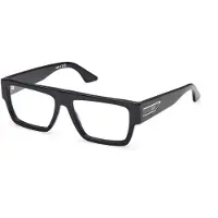 GCDS GD5052 54/15/145 Kiiltävä musta etuosa asetaatti UNISEX GD5052