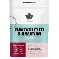 Puhdistamo Elektrolyytti &amp; kreatiini - jauhe Kirsikka-Vadelma 200 g