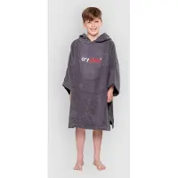 Dryrobe Towel Robe Organic Kids 5-9 Surf Poncho slate Koko Uni