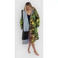 Dryrobe Advance Long Sleeve Surf Poncho green camo grey remix Koko S