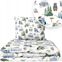 ANKRAS Vauvan pussilakanasetti 135x100 MyBaby, 2-osainen
