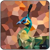 SmallRig 6040 Camera Wrap Wild China Film Series Green Peafowl Pattern