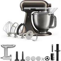 KitchenAid Artisan Plus yleiskone lihamyllyllä, 4,7 litraa, iron ore
