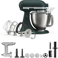 KitchenAid Artisan Plus yleiskone lihamyllyllä, 4,7 litraa, pebbled palm
