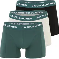 Jack & Jones Bokserishortsit 'JACBRINK' vaaleanharmaa / jade / musta