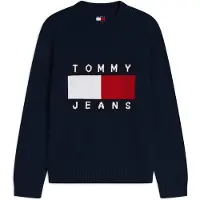 Tommy Hilfiger Neulepaita tummansininen / punainen / valkoinen