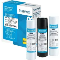 Ecosoft Vaihtosuodatinsarja, (PP5-GAC-PP1) / Ecosoft