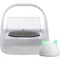 Sureflap mikrosirusyöttölaite Connect Set, joka koostuu syöttölaitteesta Connect ja napakasta kissasta