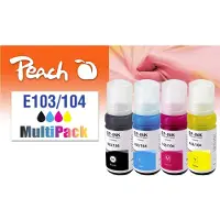 Peach 321330, Perusvärintuotto, Musta, Syaani, Magenta, Keltainen, 70 ml, 70 ml, 4 kpl, Monipakkaus (PI200-899)