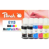 Peach 321323, Perusvärintuotto, Musta, Syaani, Magenta, Keltainen, 127 ml, 70 ml, 5 kpl, Monipakkaus (PI200-891)