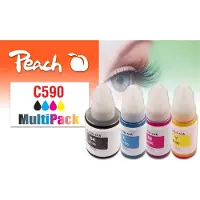 Peach PI100-440, Musta, Syaani, Magenta, Keltainen, 135 ml, 70 ml, 4 kpl, 6000 sivua, Monipakkaus