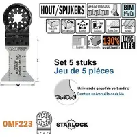 Cmt Upotussahanterä OMF223 Wood & Metal Long Life; BiM; 44 mm; 5 kpl.