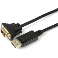 Microconnect DP-VGA-MM-050 DisplayPort – VGA ääni/video-adapterikaapeli, 0,5 m, musta