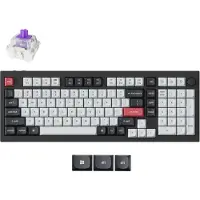Keychron Q5 HE 96% RGB Hotswap ISO Näppäimistö - Musta [Nebula Linear]