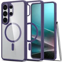 Spigen Samsung Galaxy S26 Ultra Ultra Hybrid Mag Kotelo - Syvän violetti / Kirkas