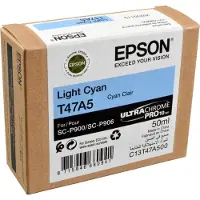 Epson T47A5 UltraChrome Pro 10 -mustekasetti, 50 ml, vaaleansyaani