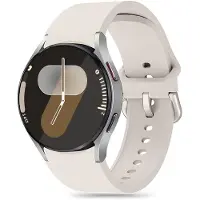 Tech-Protect Silicone Strap for Samsung Galaxy Watch 4 / 5 / 5 Pro / 6 / 7 / FE - Beige
