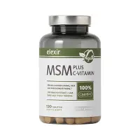 Elexir Pharma Elexir MSM + Vitamin C 120 tablettia