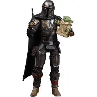 Hasbro Star Wars The Vintage Collection Din Djarin (Mandalorialainen) ja lasten lelut 9 kpl 5 cm:n mittakaavan toimintahahmoja 4-vuotiaille ja sit vanh