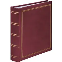 Hama Albumikansi - Bordeaux - 200 valokuvaa - 10 x 15 cm - Kulta-kansi - Sekä miehille että naisille