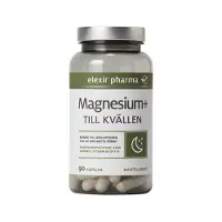 Elexir Pharma Magnesium+ Till kvällen 90 kapselia
