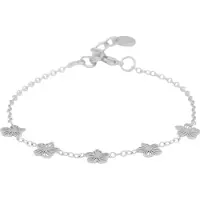 Sno of sweden Flora Daisy Brace Plain S-Onesize - Silver - ONE SIZE