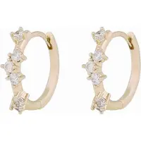 Sno of sweden Lorrie Small Crystal Ear Gold Clear Onesize