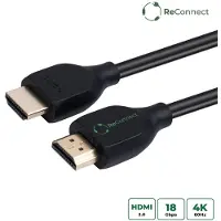 Microconnect ReConnect HDMI 2.0 -kaapeli, jossa 4K, 7,5 m, musta
