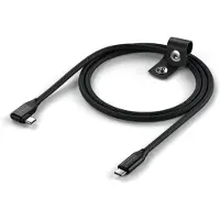 Satechi Right Angle USB-C -kaapeli, 240 W, 1 m, musta