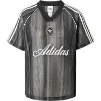 Adidas Originals Crochet Football Top, musta
