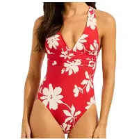 Seafolly Cross Back One Piece - Red - 34