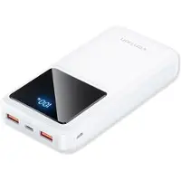 Vention FHL -sarjan 20000mAh:n varavirtalähde digitaalinäytöllä - 22.5W - valkoinen