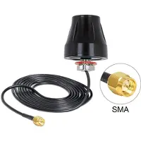 DeLOCK – LTE Antenna SMA 2 dBi 3 m RG-174 omnidirectional black outdoor (88749)