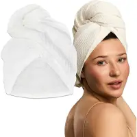 GLOV HydroWeave Twister pyyhe hiuksiin Ivory 1 kpl