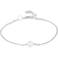 Sno of sweden Karan Double Chain Brace Silver & White Onesize