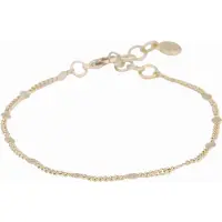 Sno of sweden Rule Coin Chain Brace Plain Gold Onesize