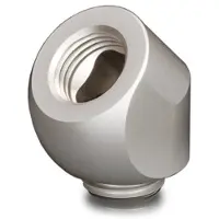 Thermal Grizzly DeltaMate Rotary 45° G1/4" -kääntyvä jatkopala, matta nikkeli
