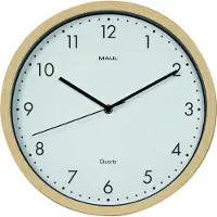 MAUL Wanduhr MAULgrain, 30 cm, Quarzuhr, ohne Batt., holz (9051470)