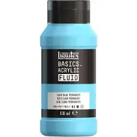 Taidepiste Liquitex Basics fluid 770 Light Blue Permanent - 118ml