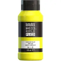 Taidepiste Liquitex Basics fluid 981 Fluorescent Yellow - 118ml