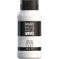 Taidepiste Liquitex Basics fluid 432 Titanium White - 118ml