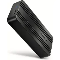 Axagon Ulkoinen kotelo M.2 NVMe SSD-levylle, USB4-C, musta