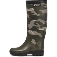 Aigle Kumisaappaat 'Benyl' khaki / oliivi / kuusi